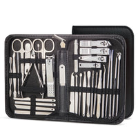 8/32Pcs Manicure Set Professional Pedicure Kit Nail Scissors Grooming Kit Stainless Steel Manicure Cutters Nail Beauty Tools