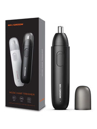 Nose Hair Trimmer for Men Rechargeable 360 Rotating Dual-Blade Electric Shaver Eyebrows Nose Hair Trimmer Painless Safe