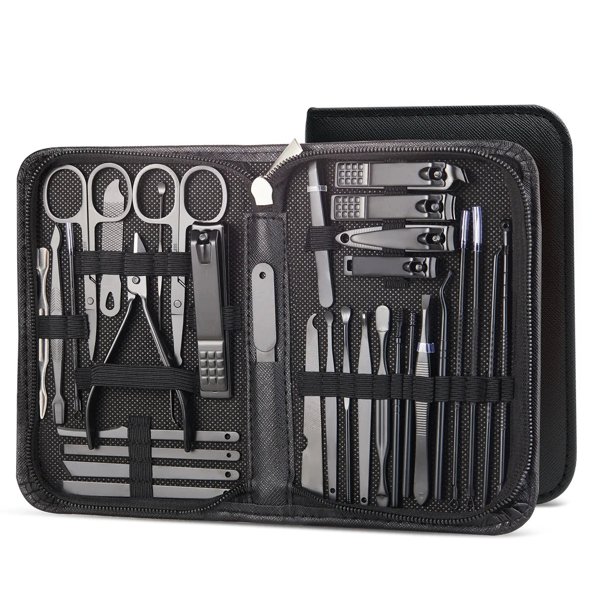 8/32Pcs Manicure Set Professional Pedicure Kit Nail Scissors Grooming Kit Stainless Steel Manicure Cutters Nail Beauty Tools